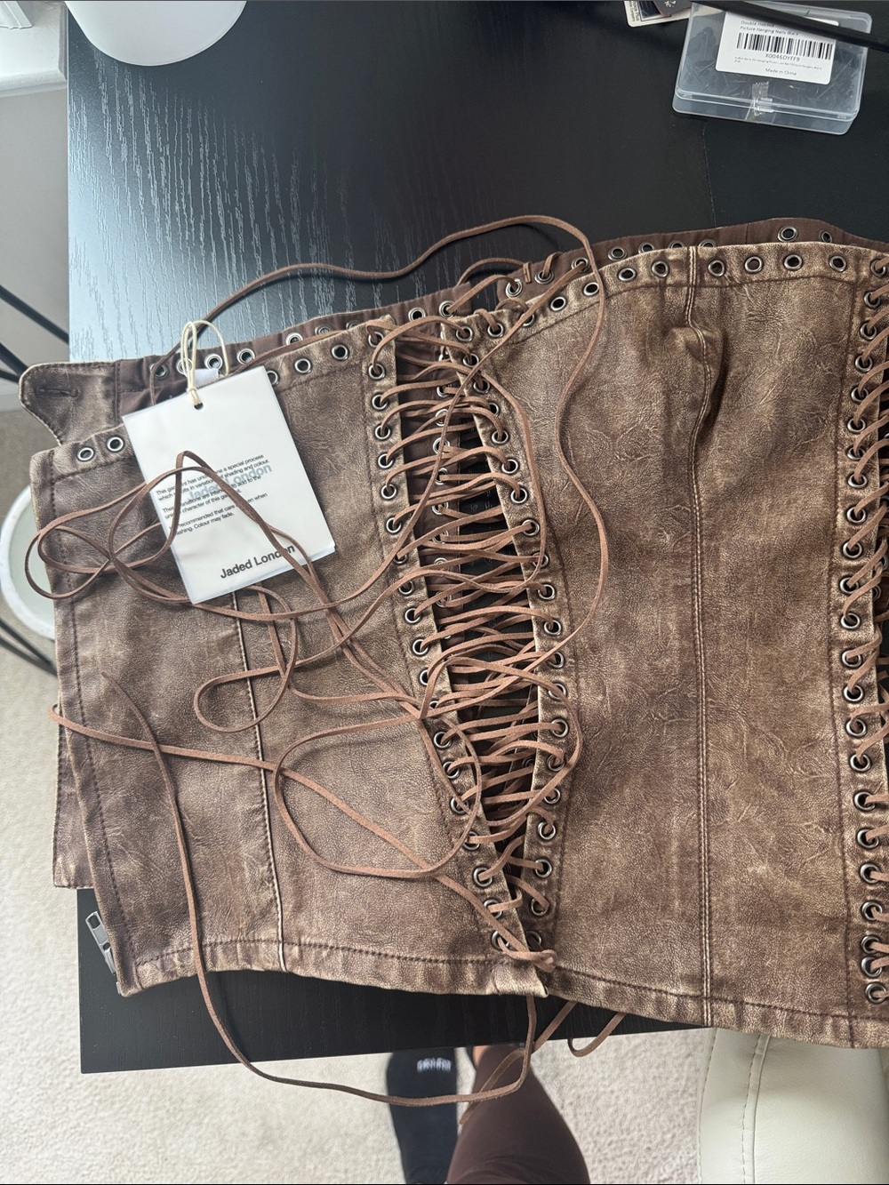 Jaded London Lace Up Corset Sz 12